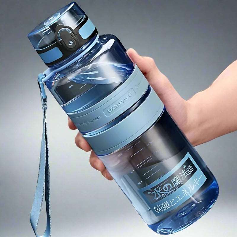 1.5/2L Sport Water Bottle Large capacity Portable Shaker BPA Free 1500ml Blue 350-2000ml