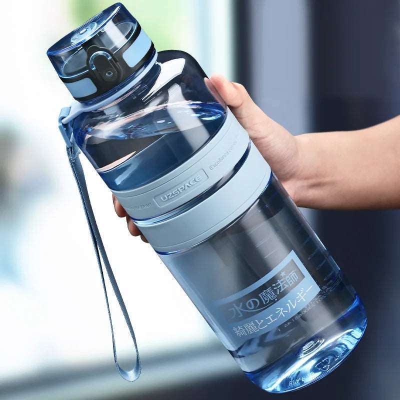 1.5/2L Sport Water Bottle Large capacity Portable Shaker BPA Free 2000ml Blue 350-2000ml