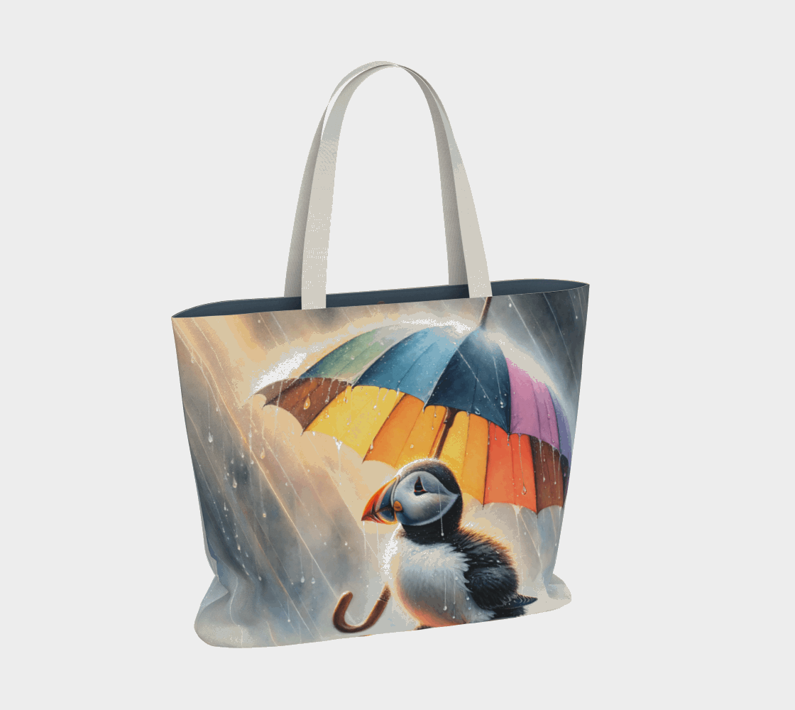 Birds Large Tote Bag - Stylish and Spacious Tote Bag