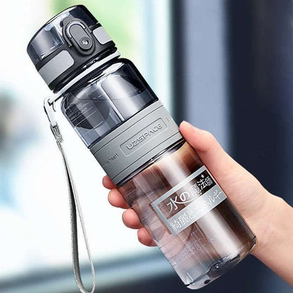 1L 1.5L 2L Fitness Sports Water Bottle Large Capacity Eco-Friendly BPA Free Gray