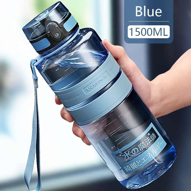 1L 1.5L 2L Fitness Sports Water Bottle Large Capacity Eco-Friendly BPA Free