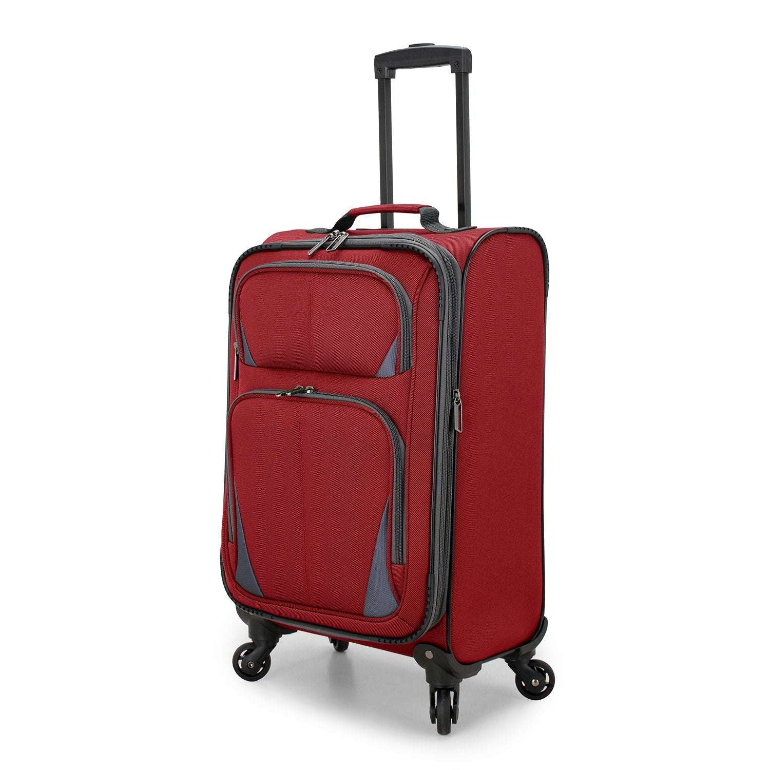 2 PC Softside Polyester Spinner Rolling Suitcase Luggage Set (14", 23") 66 OK•PhotoFineArt OK•PhotoFineArt