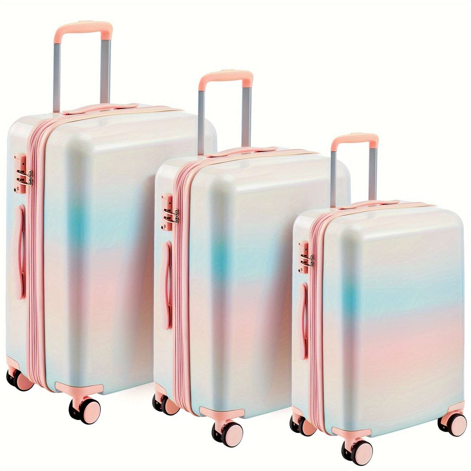 20", 24", 28" Iridescent Hardside Spinner Luggage Set - Durable ABS+PC Shell 143 OK•PhotoFineArt OK•PhotoFineArt