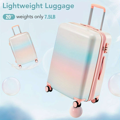 20", 24", 28" Iridescent Hardside Spinner Luggage Set - Durable ABS+PC Shell 143 OK•PhotoFineArt OK•PhotoFineArt