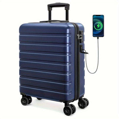 20" Actflame Lightweight Carry-On Luggage - Spacious Hardside Shell with USB Charging Port 96 Luggage OK•PhotoFineArt OK•PhotoFineArt