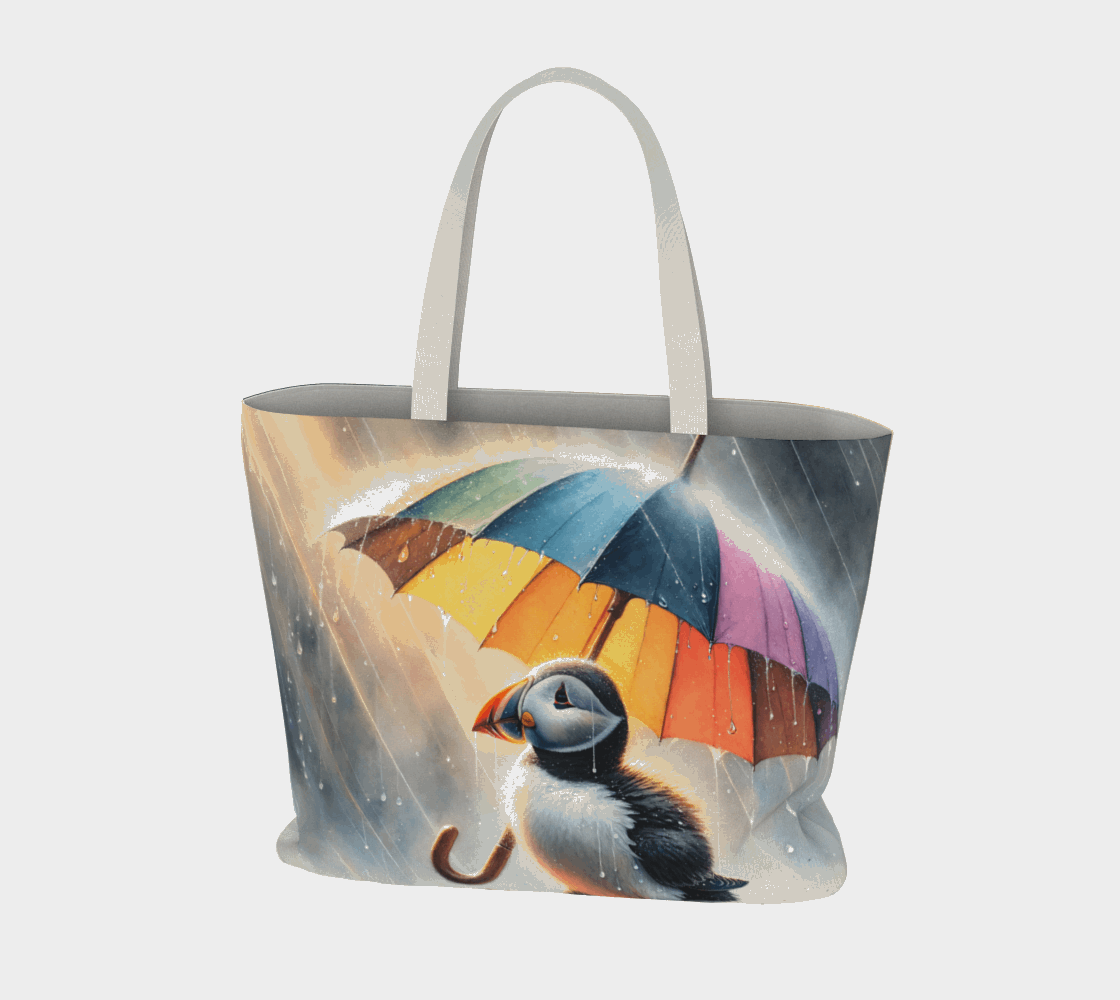 Birds Large Tote Bag - Stylish and Spacious Tote Bag