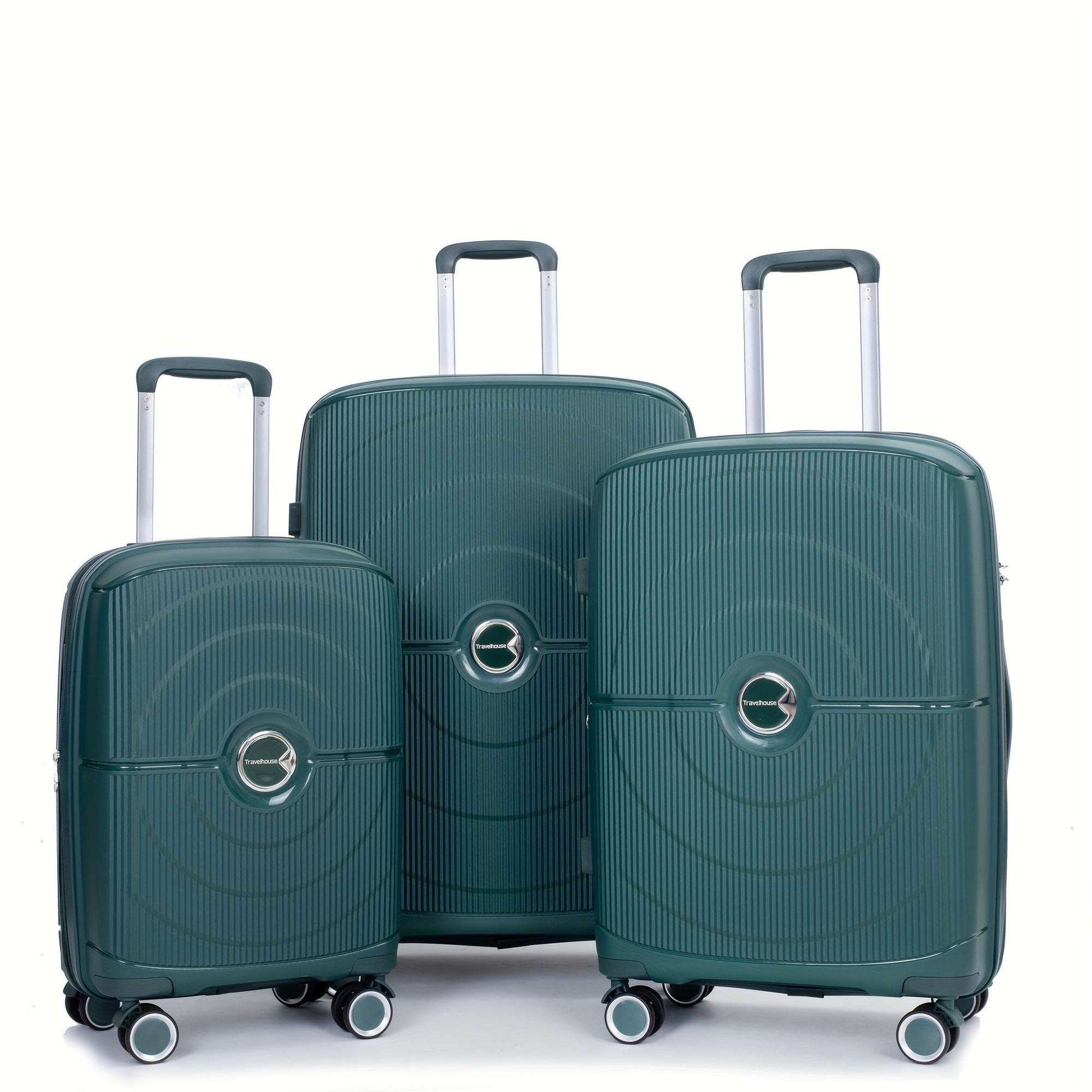 3-Pcs 20/24/28" Lightweight Expandable Hard Shell Suitcase Set with Double Universal Wheels, TSA Lock 143 Luggage OK•PhotoFineArt OK•PhotoFineArt