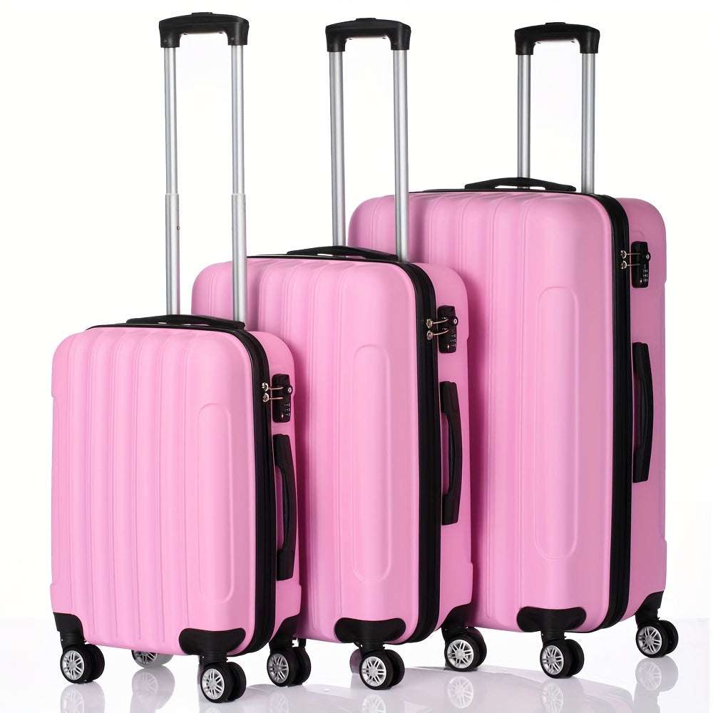 3-Piece Large Capacity Travel Luggage Set - Spacious, Durable & Versatile Trolley Cases for Organized Adventure 130 OK•PhotoFineArt OK•PhotoFineArt