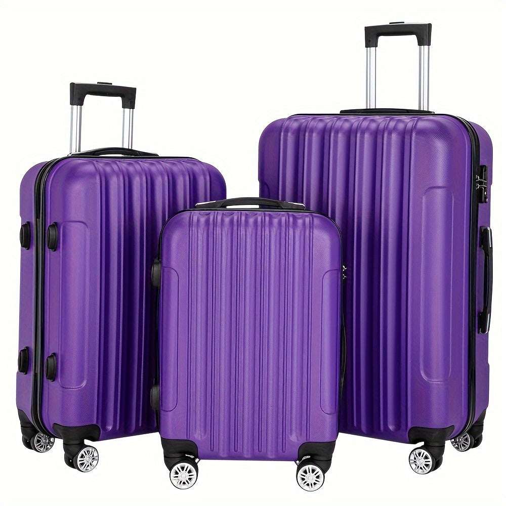 3-Piece Large Capacity Travel Luggage Set - Spacious, Durable & Versatile Trolley Cases for Organized Adventure 130 OK•PhotoFineArt OK•PhotoFineArt