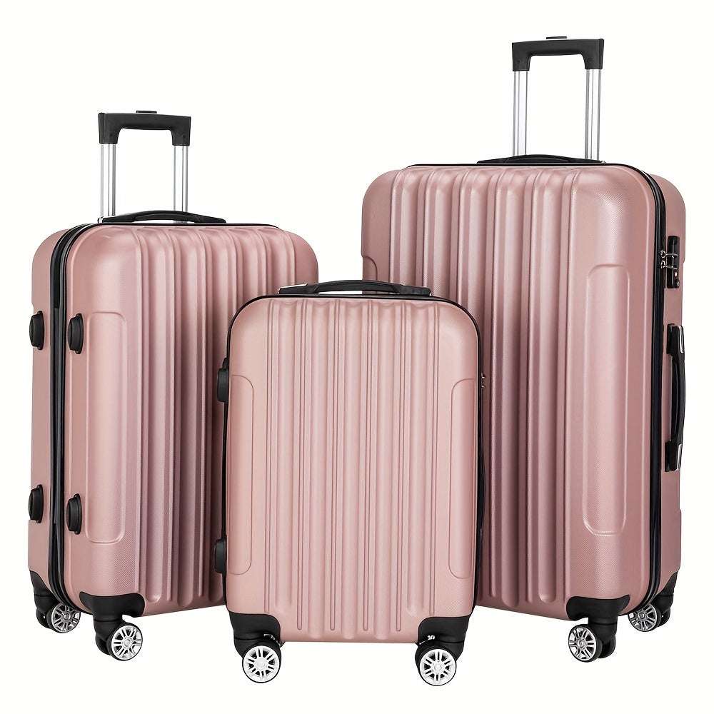 3-Piece Large Capacity Travel Luggage Set - Spacious, Durable & Versatile Trolley Cases for Organized Adventure 130 OK•PhotoFineArt OK•PhotoFineArt