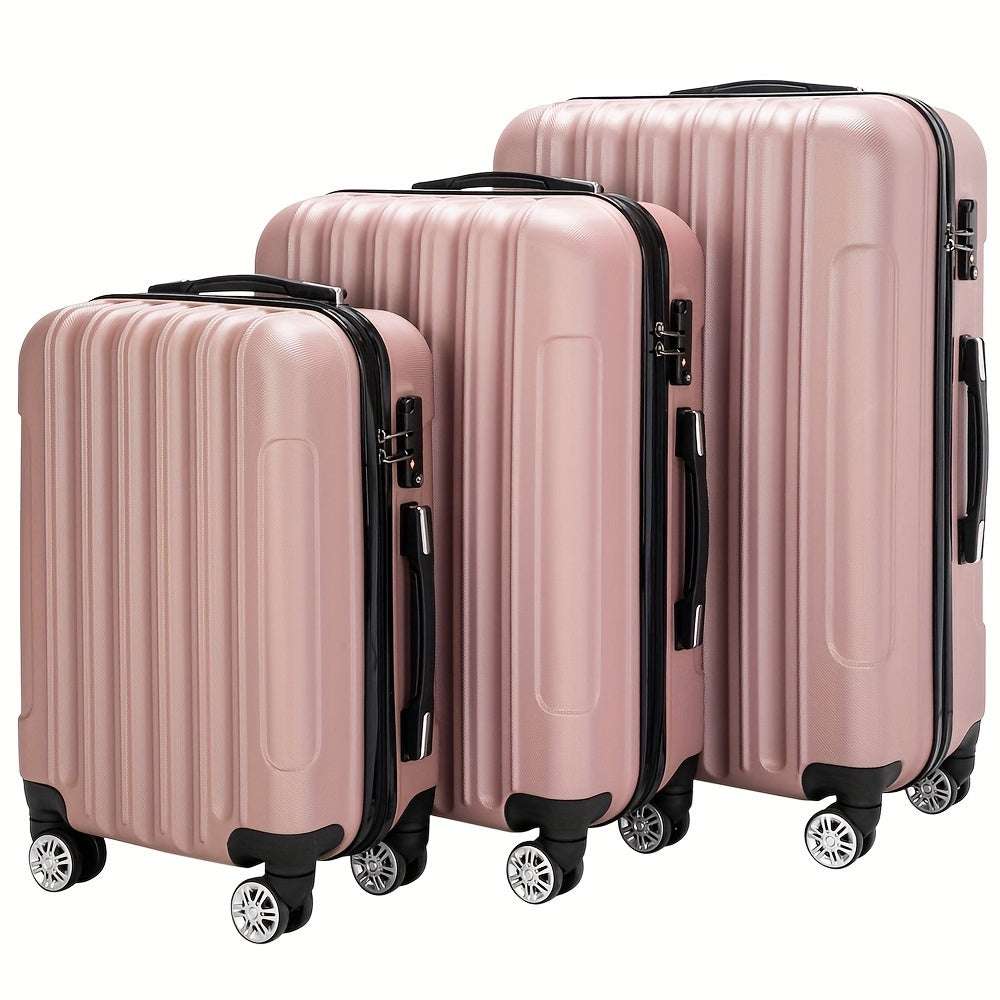 3-Piece Large Capacity Travel Luggage Set - Spacious, Durable & Versatile Trolley Cases for Organized Adventure 130 OK•PhotoFineArt OK•PhotoFineArt