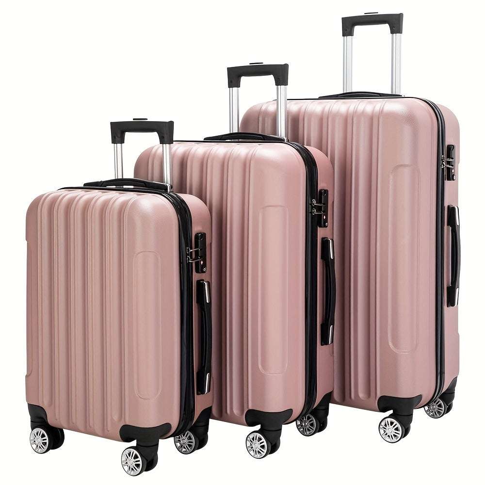 3-Piece Large Capacity Travel Luggage Set - Spacious, Durable & Versatile Trolley Cases for Organized Adventure 130 OK•PhotoFineArt OK•PhotoFineArt