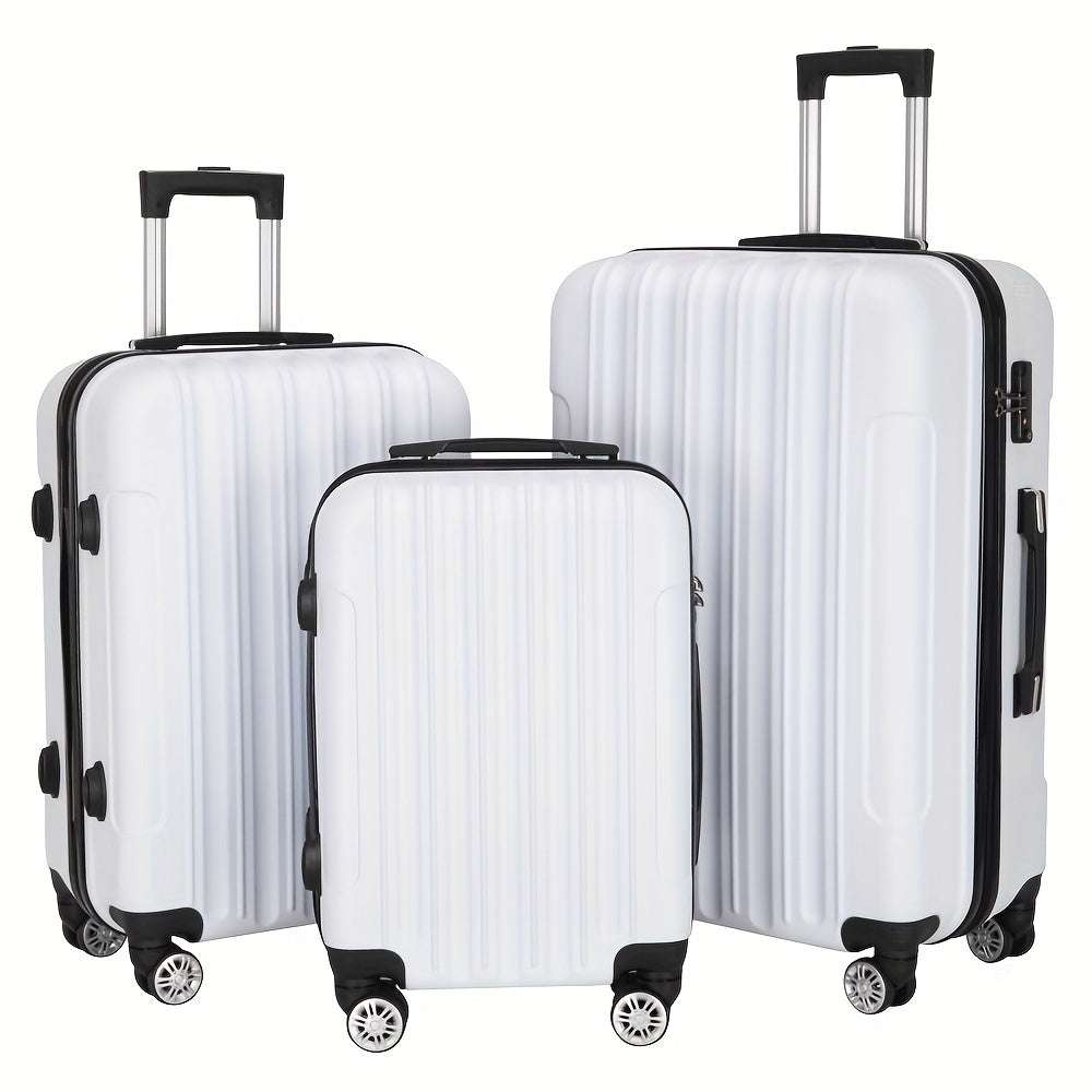 3-Piece Large Capacity Travel Luggage Set - Spacious, Durable & Versatile Trolley Cases for Organized Adventure 130 OK•PhotoFineArt OK•PhotoFineArt