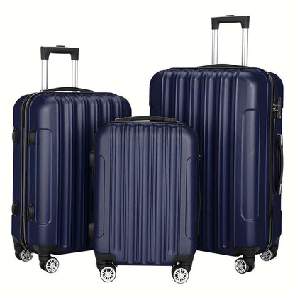 3-Piece Large Capacity Travel Luggage Set - Spacious, Durable & Versatile Trolley Cases for Organized Adventure 130 OK•PhotoFineArt OK•PhotoFineArt
