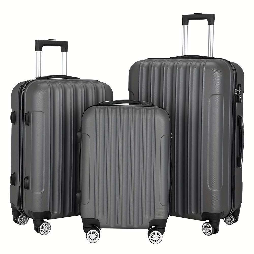 3-Piece Large Capacity Travel Luggage Set - Spacious, Durable & Versatile Trolley Cases for Organized Adventure 130 OK•PhotoFineArt OK•PhotoFineArt