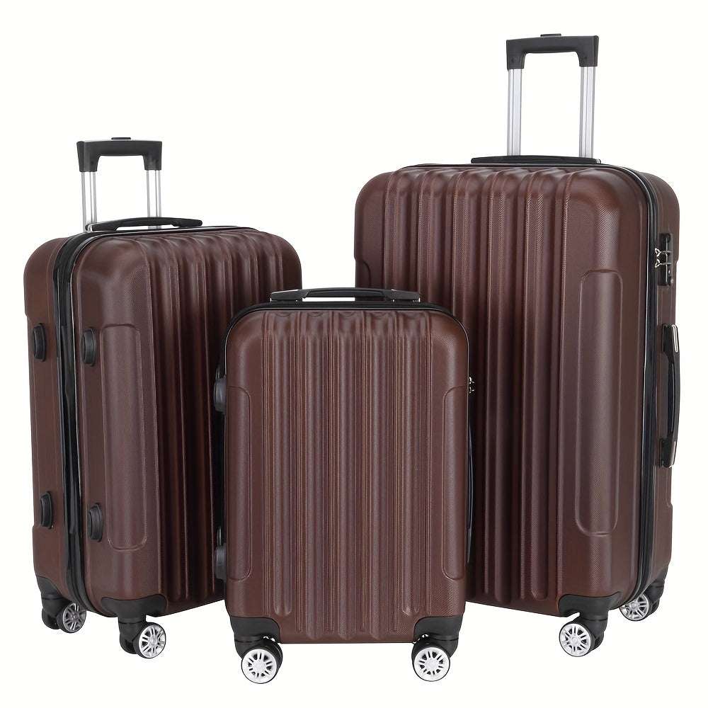 3-Piece Large Capacity Travel Luggage Set - Spacious, Durable & Versatile Trolley Cases for Organized Adventure 130 OK•PhotoFineArt OK•PhotoFineArt