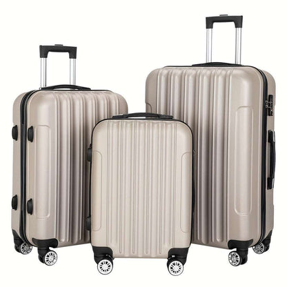 3-Piece Large Capacity Travel Luggage Set - Spacious, Durable & Versatile Trolley Cases for Organized Adventure 130 OK•PhotoFineArt OK•PhotoFineArt