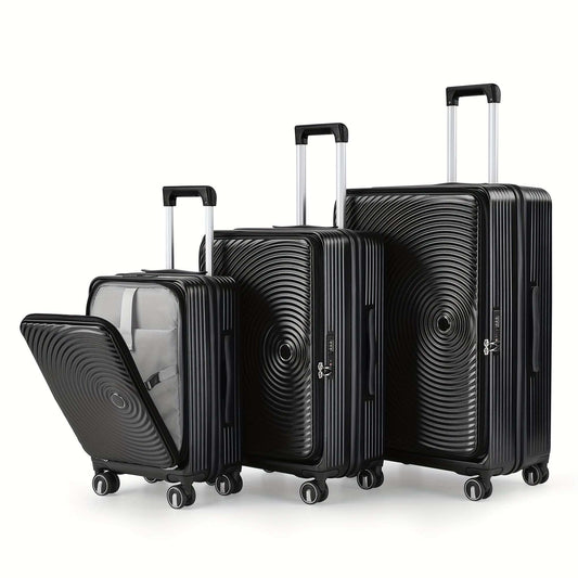 3-Piece Lightweight Hardside Spinner Luggage Set, Secure TSA-Approved Lock (20/24/28) 202 Luggage OK•PhotoFineArt OK•PhotoFineArt