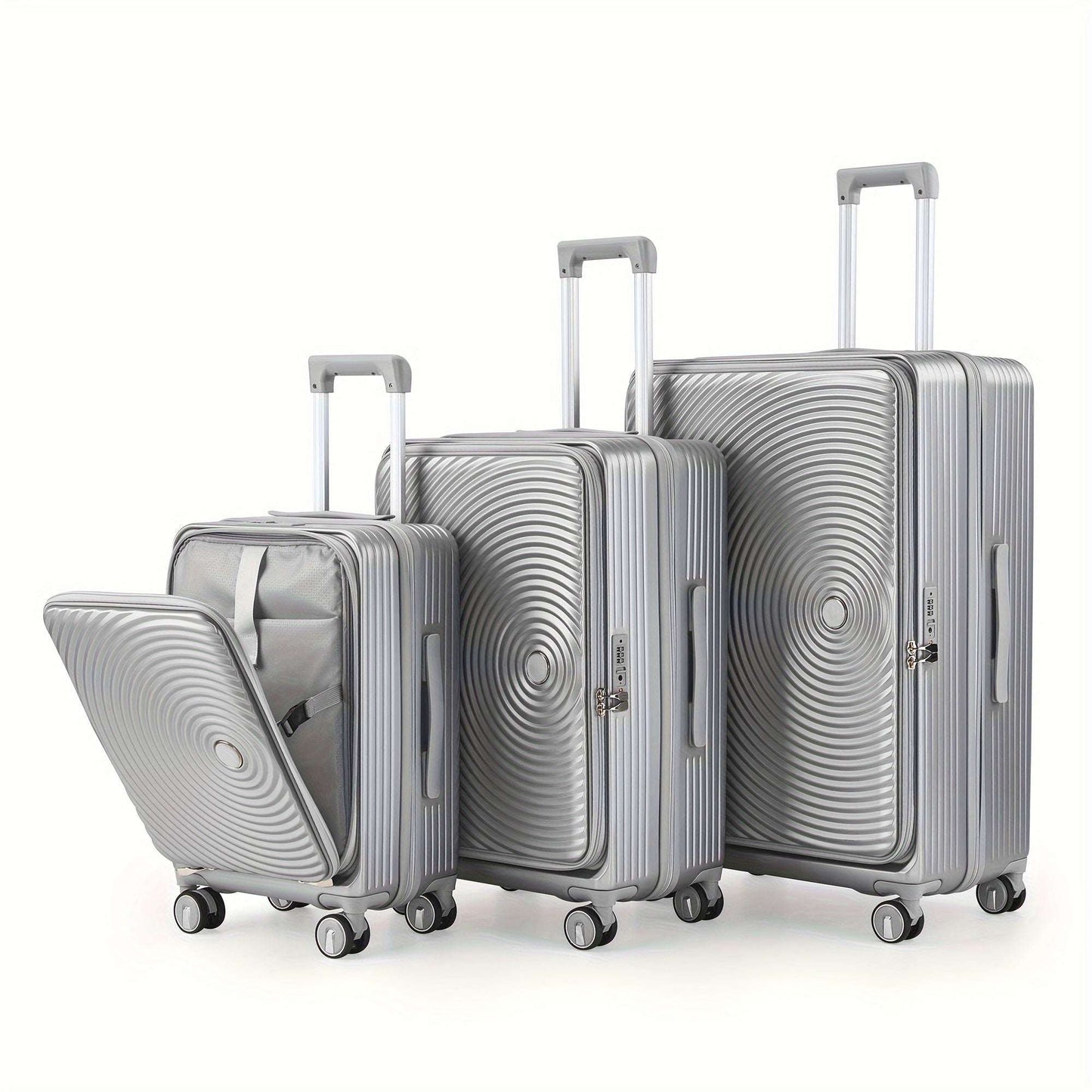 3-Piece Lightweight Hardside Spinner Luggage Set, Secure TSA-Approved Lock (20/24/28) 202 Luggage OK•PhotoFineArt OK•PhotoFineArt