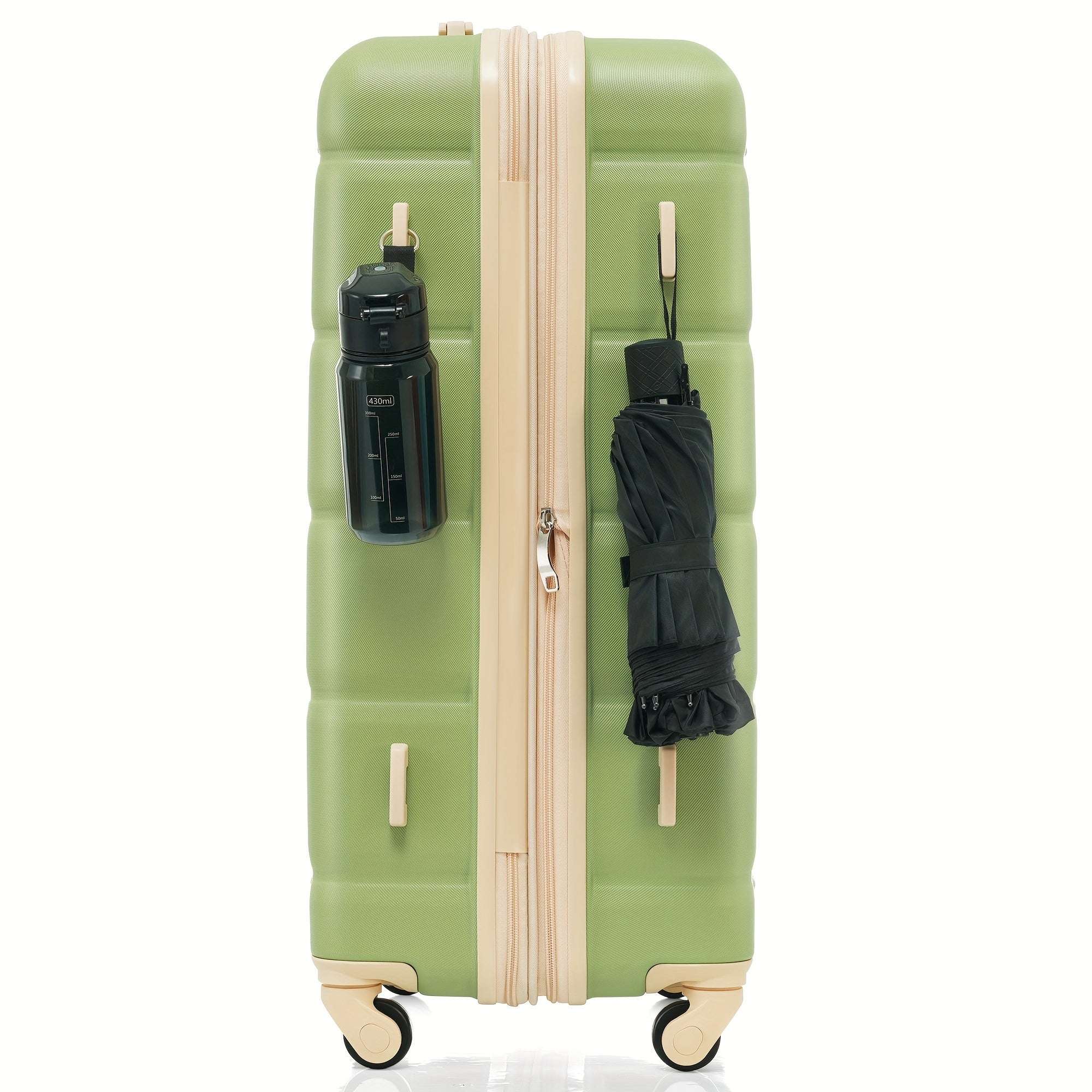 3-Piece Spacious Luggage Set - Airline-Approved Carry-On with Telescoping Handle, Spinner Wheels, and Combination Lock 139 Luggage OK•PhotoFineArt OK•PhotoFineArt