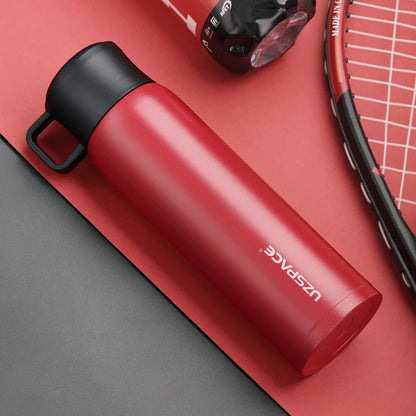 3 style Thermos 18oz Stainless steel Flask Vacuum Large-capacity 4077 Red 500ml 500ml