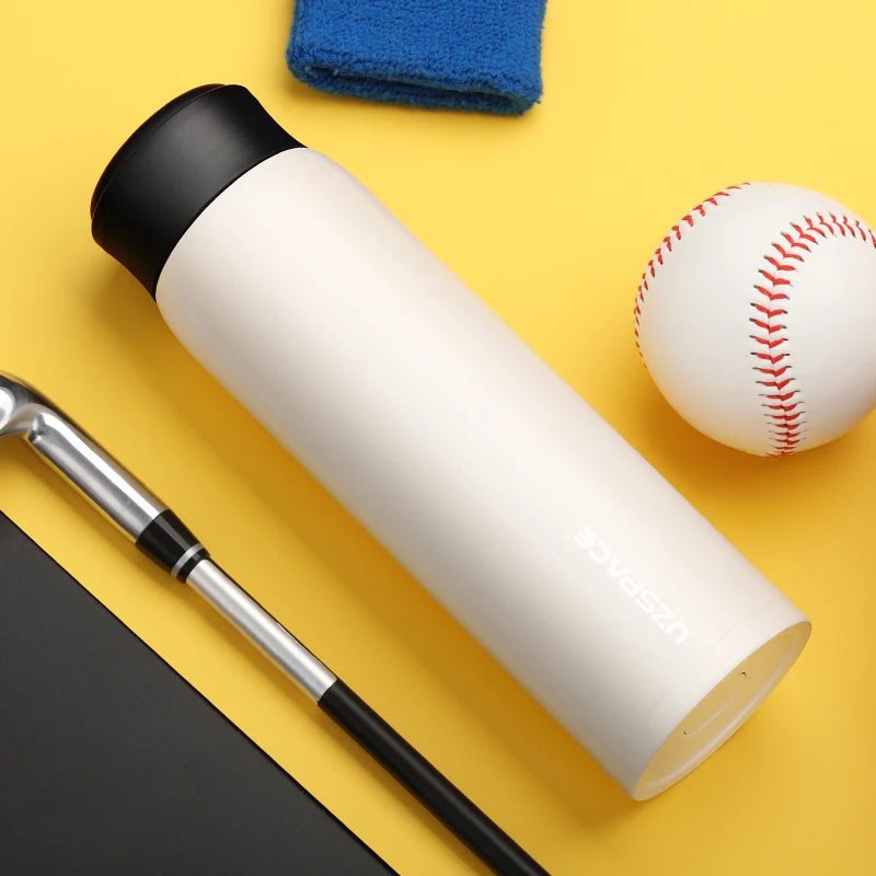 3 style Thermos 18oz Stainless steel Flask Vacuum Large-capacity 4075 White 500ml 500ml