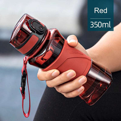 350/500ml Water Bottle Protein Shaker Portable Leakproof BPA Free 350ml Red 350-500ml