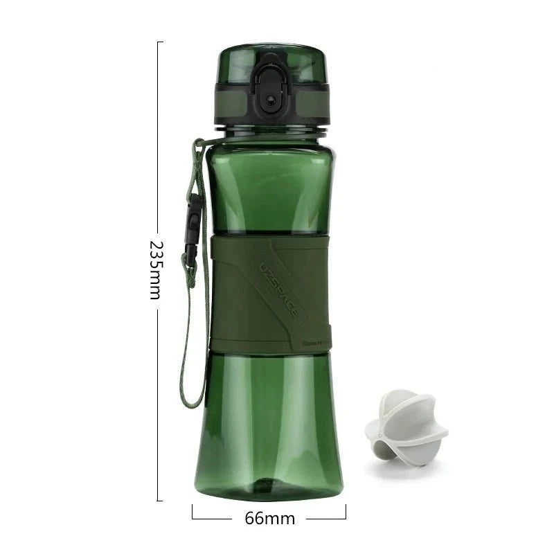 350/500ml Water Bottle Protein Shaker Portable Leakproof BPA Free 500ml Green 350-500ml