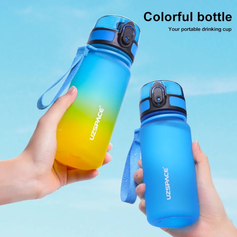 350ML Sport Water Bottle With Time Marker Kids Portable BPA Free