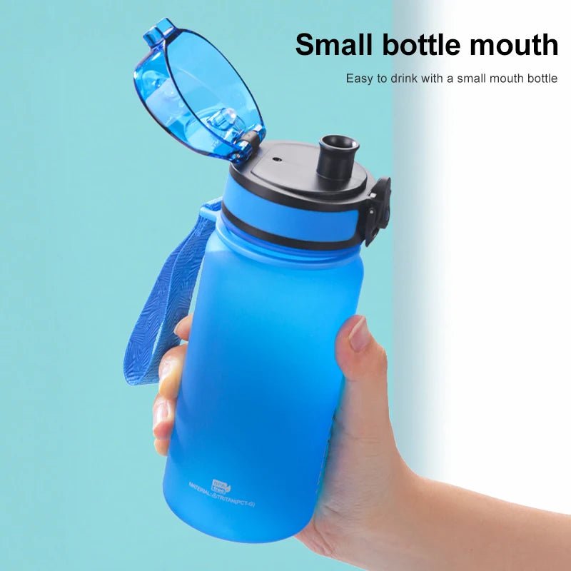 350ML Sport Water Bottle With Time Marker Kids Portable BPA Free