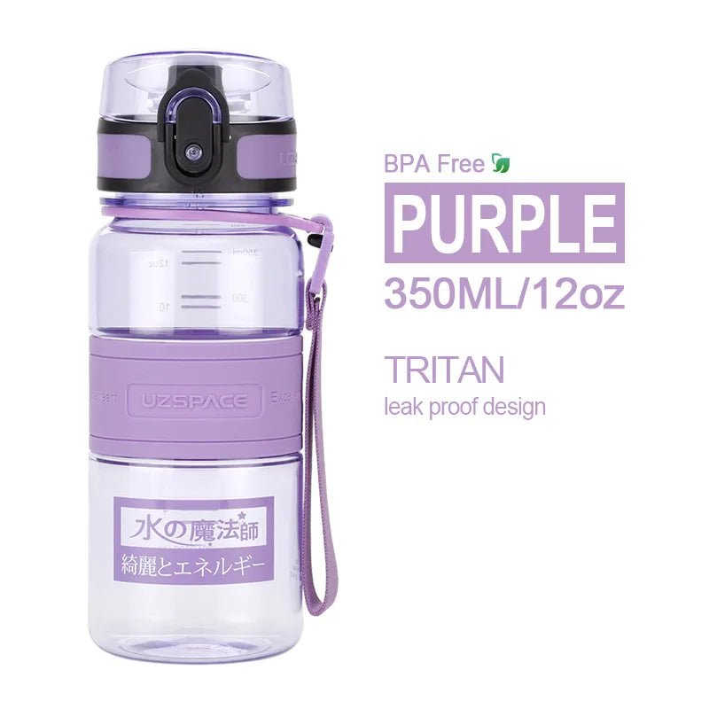 350ml Water Bottle Kids Portable BPA Free purple 350ml