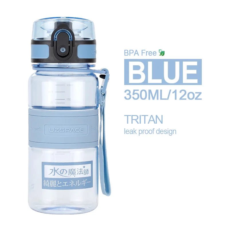 350ml Water Bottle Kids Portable BPA Free blue 350ml