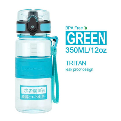 350ml Water Bottle Kids Portable BPA Free light green 350ml