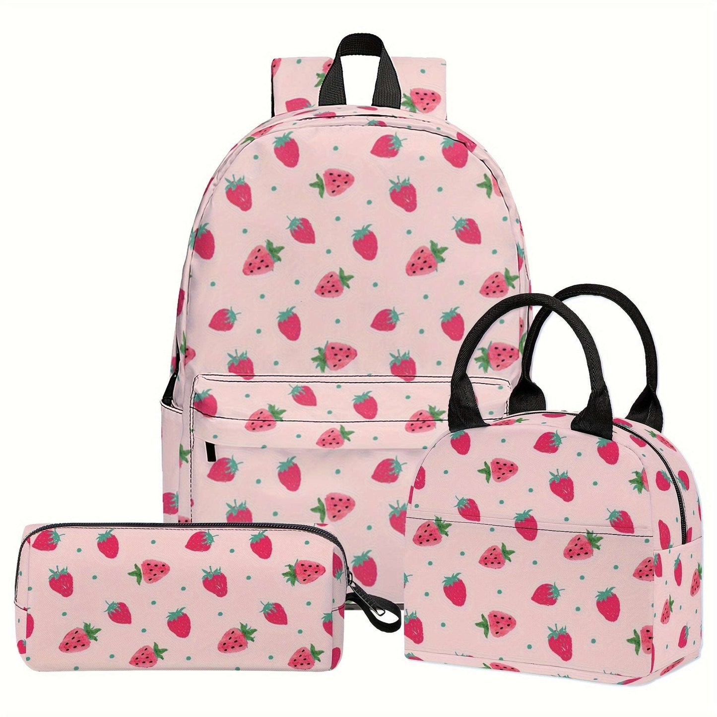 3Pcs Cute Cool School Backpack Set With Lunch Bag Pencil Case, Large Capacity 17 Inch Backpack 36 Backpack OK•PhotoFineArt OK•PhotoFineArt