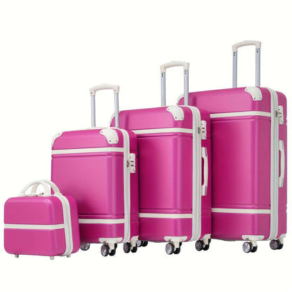 4-Piece Expandable Hardshell Luggage Set - Durable ABS Shell, TSA Lock 160 Luggage OK•PhotoFineArt OK•PhotoFineArt