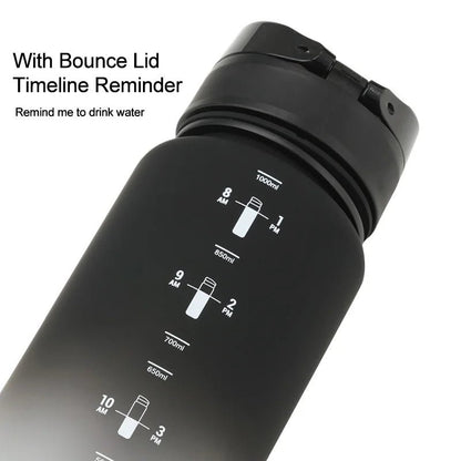 500/1000ml Sport Water Bottle BPA Free With Bounce Lid