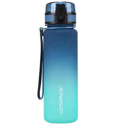 500/1000ml Sport Water Bottle BPA Free With Bounce Lid blue and green