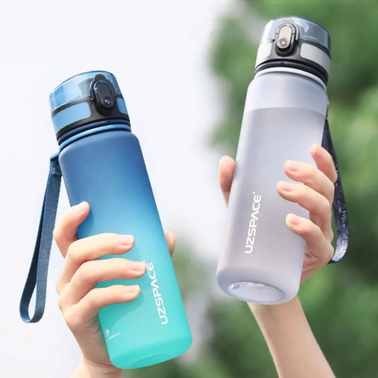 500/1000ML Sports Water Bottle Shaker BPA Free
