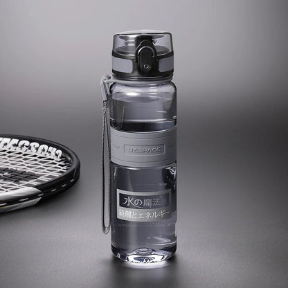 500/1000ML Sports Water Bottles Portable Shaker BPA Free 500ml grey 300-1000ml