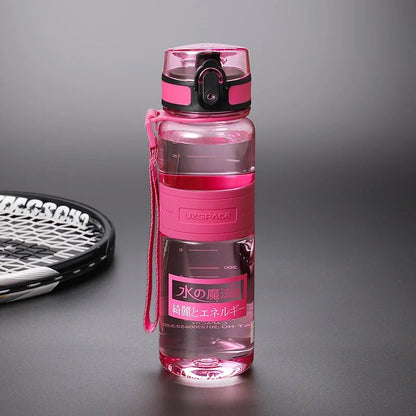 500/1000ML Sports Water Bottles Portable Shaker BPA Free 500ml Pink 300-1000ml