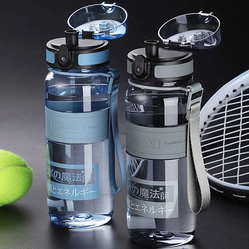 500/1000ML Sports Water Bottles Portable Shaker BPA Free