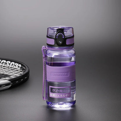 500/1000ML Sports Water Bottles Portable Shaker BPA Free 350ml purple 300-1000ml