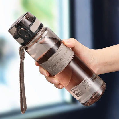 500/1000ml Water Bottles BPA Free Shaker Oak Grey
