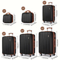 Load image into Gallery viewer, 6-Pcs Expandable ABS Suitcase Set - Lightweight, Telescoping Handle, TSA-Approved Lock 206 Luggage OK•PhotoFineArt OK•PhotoFineArt
