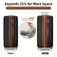 Load image into Gallery viewer, 6-Pcs Expandable ABS Suitcase Set - Lightweight, Telescoping Handle, TSA-Approved Lock 206 Luggage OK•PhotoFineArt OK•PhotoFineArt
