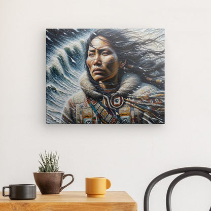 Canvas "Indigenous Woman" 20" x 16"