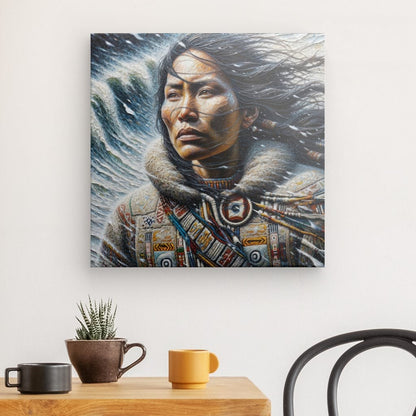 Canvas "Indigenous Woman" 20" x 20"