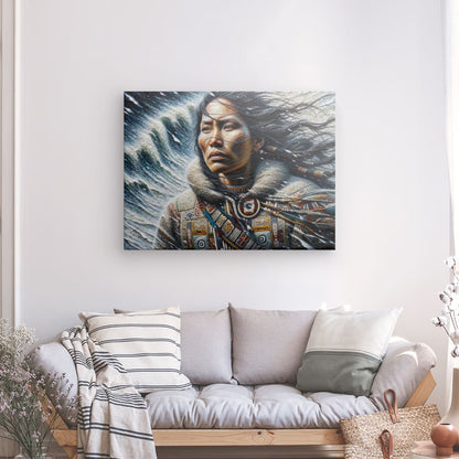 Canvas "Indigenous Woman" 48" x 36"