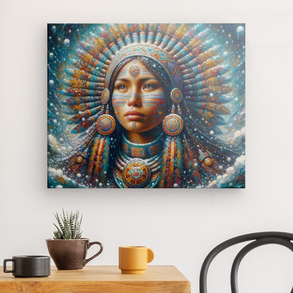 Canvas "Indigenous Woman" 24" x 20"