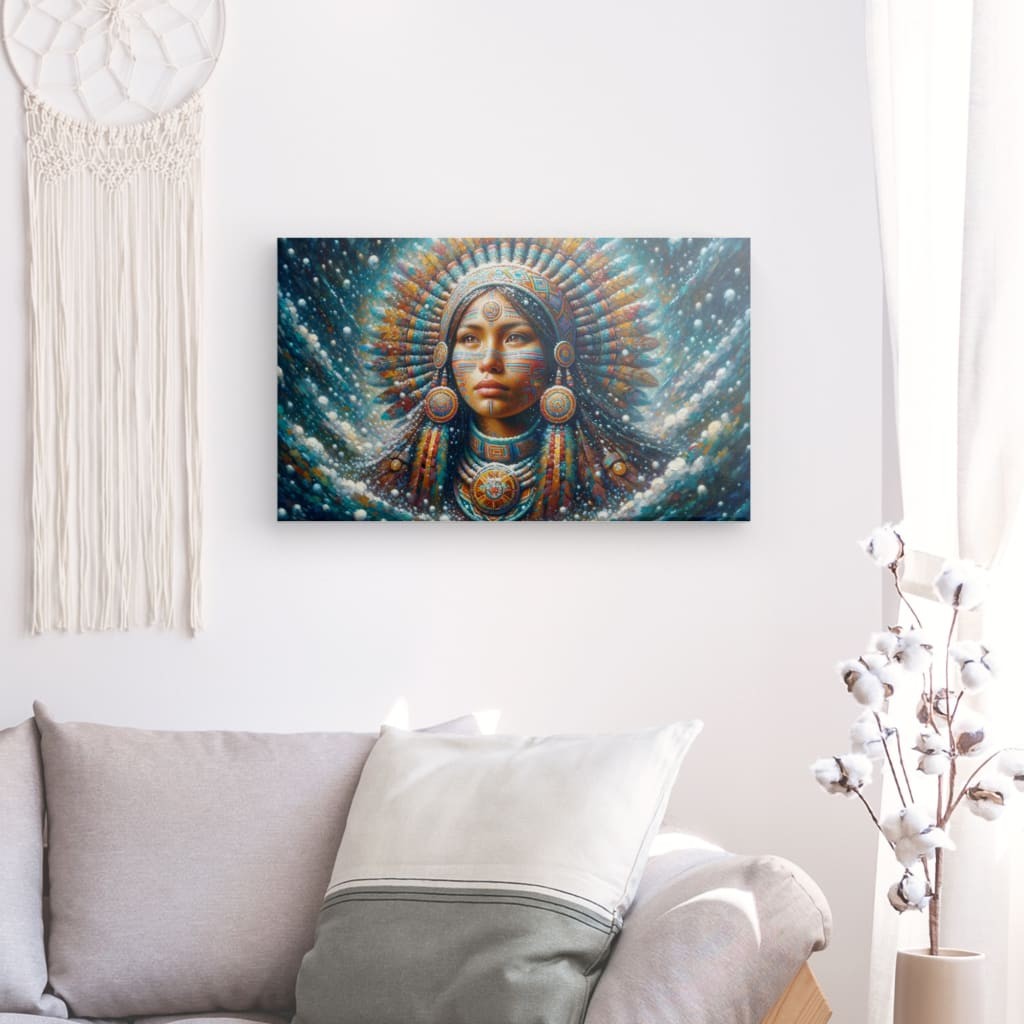 Canvas "Indigenous Woman" 40" x 24"